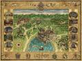 Puzzles adultes - Puzzle 1500 pièces - La carte de Poudlard / Harry Potter - Ravensburger - 16599