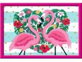Jeux créatifs - Numéro d'art - grand - Flamingos amoureux - Ravensburger - 28770