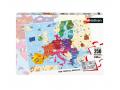 Puzzle 250  pièces -  Carte d'Europe - Nathan puzzles - 86879
