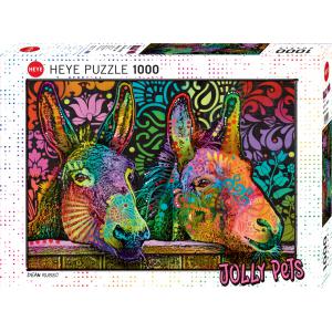 Puzzle 1000p Jolly Pets Donkey Love Heye - Heye - 29937