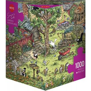 Puzzle 1000 pièces triangular garden adventures - Heye - 29933