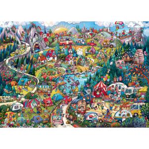 PUZZLE 2000 pièces - GO CAMPING - Heye - 29930