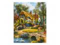 Peinture aux numeros - Old English Cottage 24x30cm - Schipper - 609240831