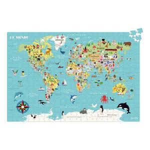 Vilac - 7619 - Carte du Monde puzzle 500 Pcs Ingela P.A (461882)