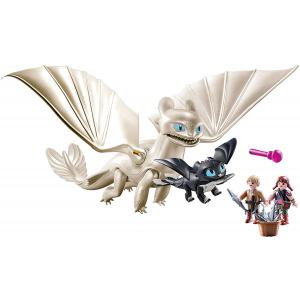 Playmobil - 70038 - Furie Éclair et bébé dragon avec enfants (462408)