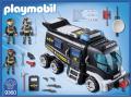 Camion policiers élite sirène gyrophare - Playmobil - 9360