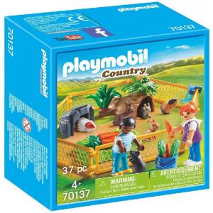 Enfants avec petits animaux - Playmobil - 70137