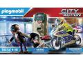 Policier avec moto et voleur - Playmobil - 70572