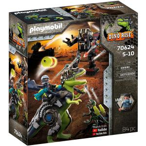 Tyrannosaure et  robot géant - Playmobil - 70624