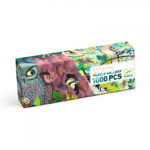 Puzzles Gallery - Owls and birds - 1000 pcs - Djeco - DJ07644