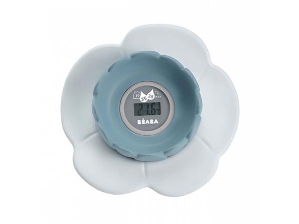 Thermomètre de bain lotus green blue