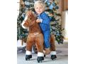 Ponycycle Cheval marron avec sabot blanc, frein et son à monter Age 3-5 ans - Hauteur assise (cm) 48 - Ponycycle - Ux324