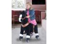 Ponycycle Cheval noir avec sabot blanc, frein et son à monter Age 3-5 ans - Hauteur assise (cm) 48 - Ponycycle - Ux326