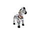 Ponycycle Zebre à monter Age 3-5 ans - Hauteur assise (cm) 48