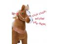 Ponycycle Cheval marron avec sabot blanc, frein et son à monter Age 4-8 ans - Hauteur assise (cm) 58 - Ponycycle - Ux424