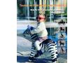Ponycycle Zèbre à montrer Age 4-8 ans - Hauteur assise (cm) 58 - Ponycycle - Ux468