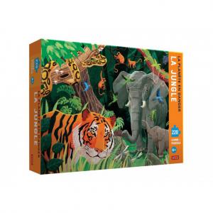 Livre et Puzzle La Planète en danger - La Jungle - Sassi - 304536