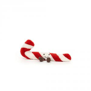 Amuseable Candy Cane Little - Dimensions : L : 3 cm x  l : 12 cm x  h : 7 cm - Jellycat - A6CAN