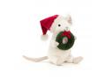 Peluche Merry Mouse Wreath - 18 cm - Jellycat - MER3W