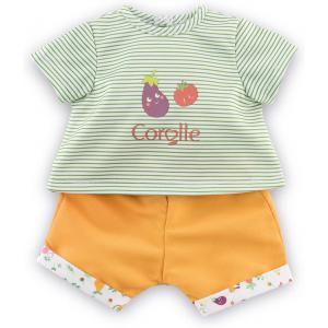 Vêtements pour bébé Corolle 36 cm -  t-shirt & bermuda la fête du potager - Corolle - 9000141000