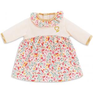 Corolle - 9000140980 - Vêtements pour bébé Corolle 36 cm -  robe hiver en fleurs (466478)