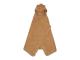Hooded Junior Towel - Bear - Ochre, Ochre-One Size