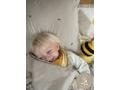 Parure de lit pour bébé gris imprimé abeille 100x140 cm - Fabelab - 2006238076JR