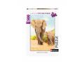 Puzzle N 500  pièces -  Eléphants dans les steppes - Nathan puzzles - 87134