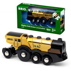 Brio - 33630 - Locomotive Dorée Puissante à piles (469788)