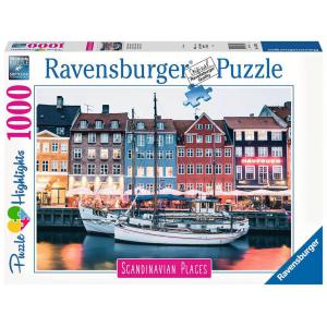 Puzzle 1000 pièces - Copenhague, Danemark (Puzzle Highlights) - Ravensburger - 16739