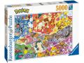 Puzzles adultes - Puzzle 5000 pièces - Pokémon Allstars - Ravensburger - 16845