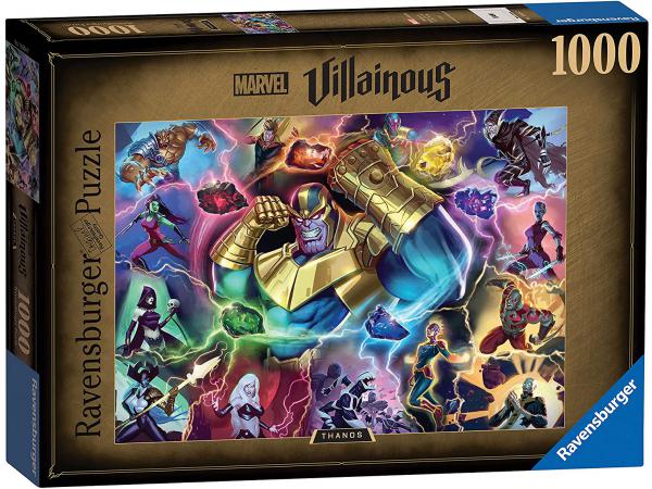 Puzzles adultes - puzzle 1000 pièces - thanos (collection marvel villainous)