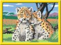 Jeux créatifs - Numéro d'art - moyen - Petits léopards - Ravensburger - 29047