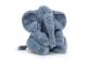 Peluche Rumpletum Elephant - L: 22 cm x l : 21 cm x H: 27 cm