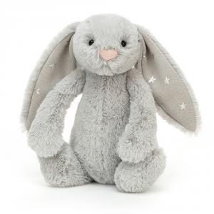 Peluche Bashful Shimmer Bunny Small - L: 8 cm x l : 9 cm x H: 18 cm - Jellycat - BASS6SHIMN