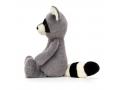 Peluche Bashful Raccoon Medium - L: 9 cm x l : 12 cm x H: 28 cm - Jellycat - BAS3RAC