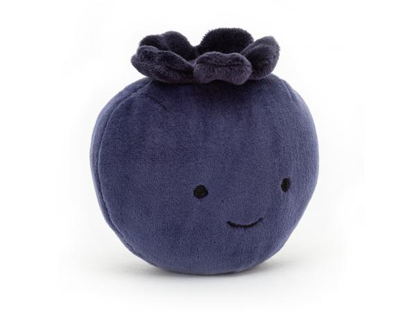 Peluche fabulous fruit blueberry - l: 6 cm x l : 8 cm x h: 10 cm