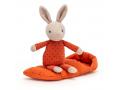Peluche Snuggler Bunny - L: 6 cm x l : 12 cm x H: 23 cm - Jellycat - SBS6B