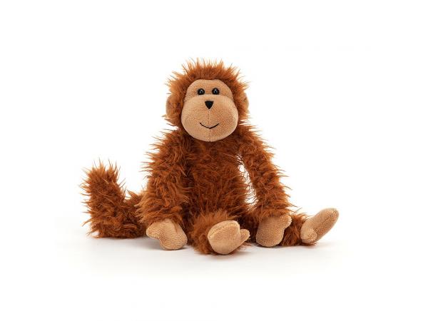 Peluche bonbon monkey - l: 6 cm x l : 10 cm x h: 22 cm