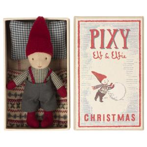 Maileg - 14-1491-00 - Pixy Elf dans la boîte d'allumettes, taille : H : 14 cm  (472076)