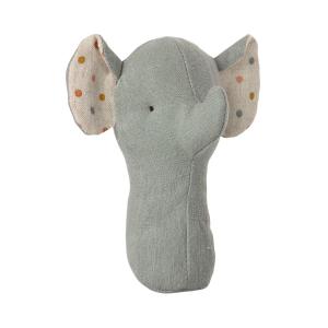 Maileg - 16-1913-00 - Amis berceuse, Hochet éléphant, taille : H : 13 cm  (472194)