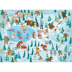 Puzzle Les animaux sur la glace - Sassi - 308022