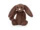 Peluche Bashful Fudge Bunny Small - L: 8 cm x l : 9 cm x H: 18 cm