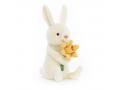 Peluche Bobbi Bunny with Daffodil - l : 7 cm x H: 18 cm - Jellycat - BOBB3D