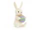 Peluche Bobbi Bunny with Easter Egg - l : 7 cm x H: 18 cm