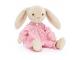 Peluche Lottie Bunny Bedtime - L: 6 cm x l : 10 cm x H: 27 cm