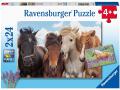 Puzzles enfants - Puzzles 2x24 pièces - L'amour des chevaux - Ravensburger - 05148