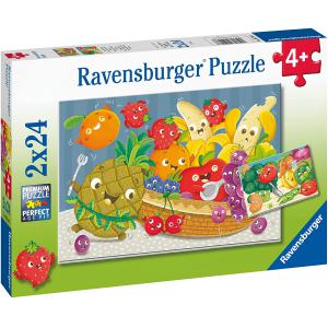 Puzzles 2x24  pièces -  Les petits fruits et légumes - Ravensburger - 05248