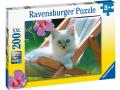 Puzzles enfants - Puzzle 200 pièces XXL - Chaton blanc - Ravensburger - 13289