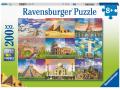 Puzzles enfants - Puzzle 200 pièces XXL - Les monuments du monde - Ravensburger - 13290